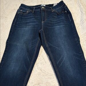 Time and Tru Dark Blue Women's Straight Leg Jeans